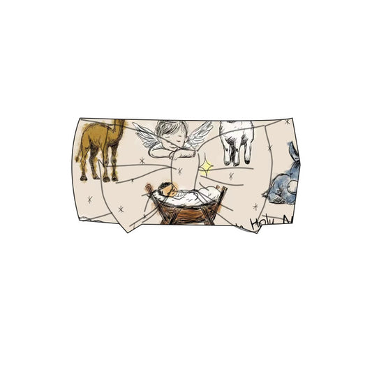 Silent Night Bow Headband - PREORDER