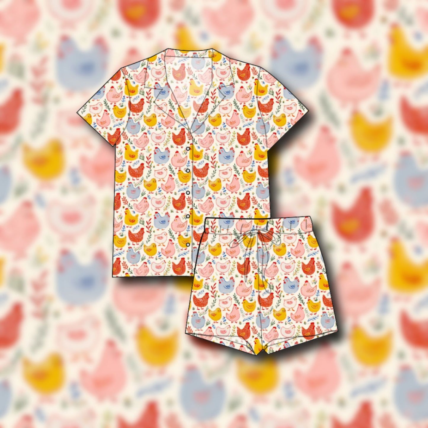 Spring Chicken Women's PJ Set