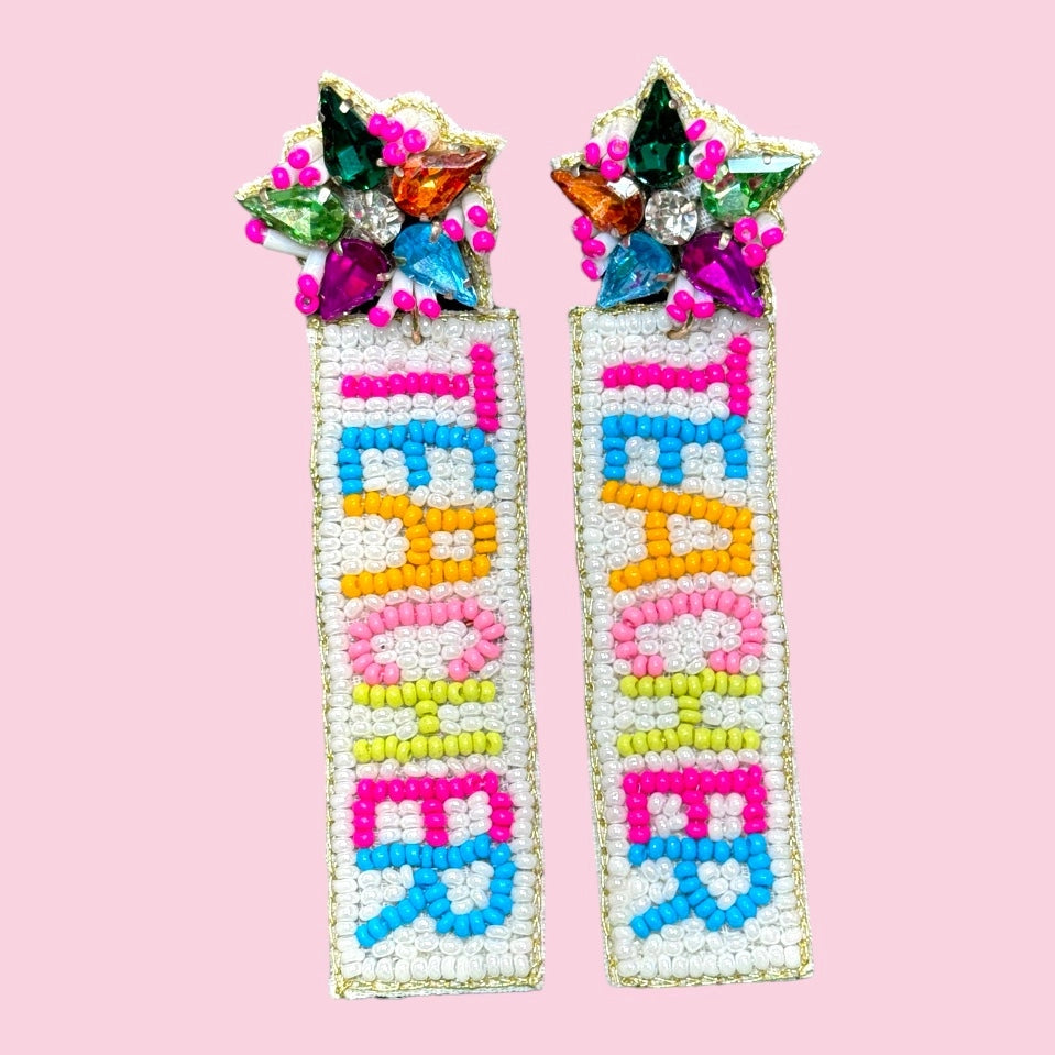 Teacher Beaded Earrings