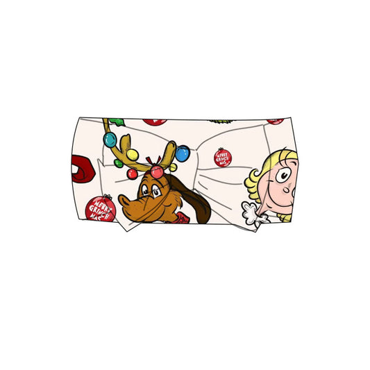 Merry GRINCHmas Bow Headband - PREORDER