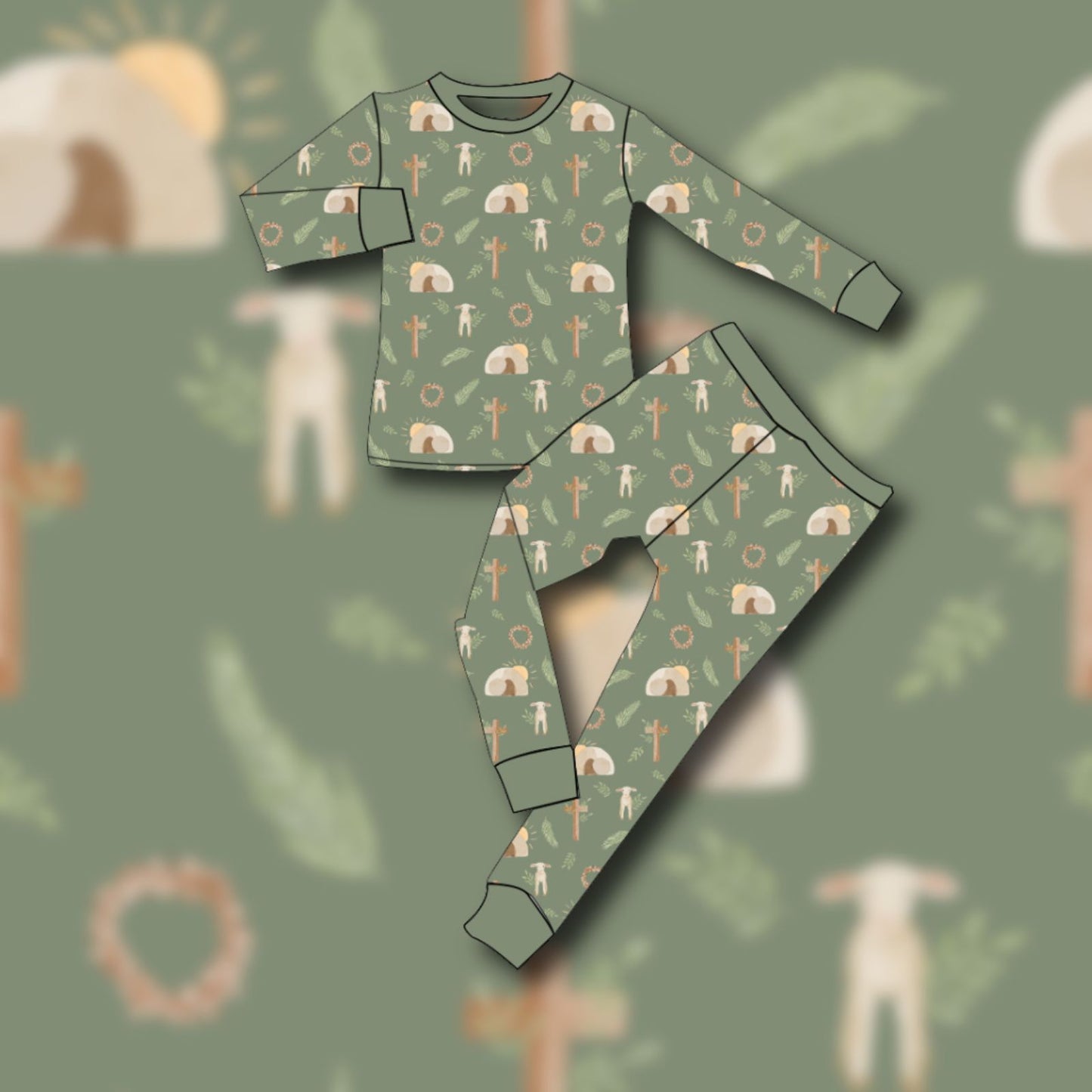 He Is Risen Kids 2 Piece Set