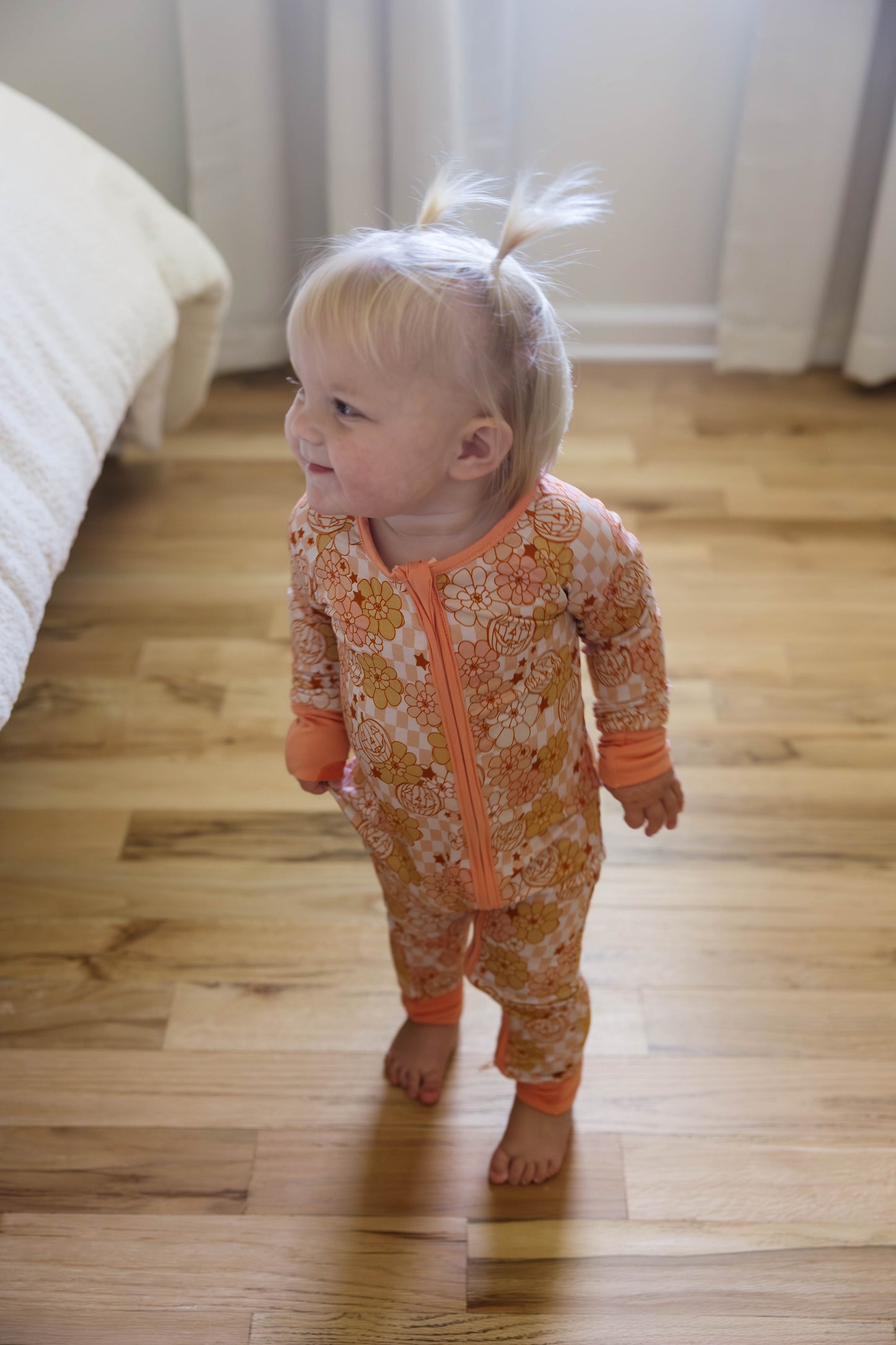 Funky Pumpkins - Bamboo Zippy