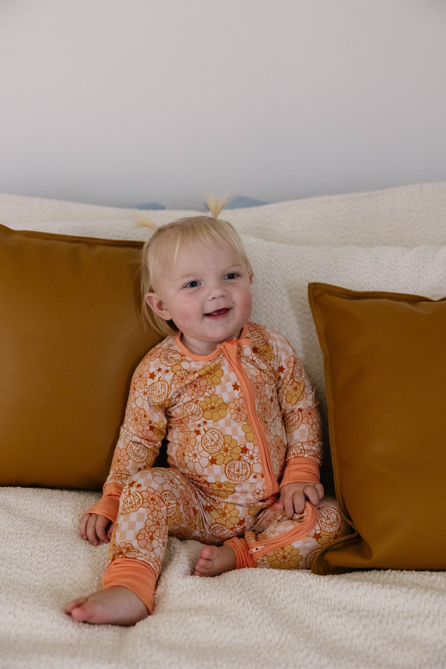 Funky Pumpkins - Bamboo Zippy