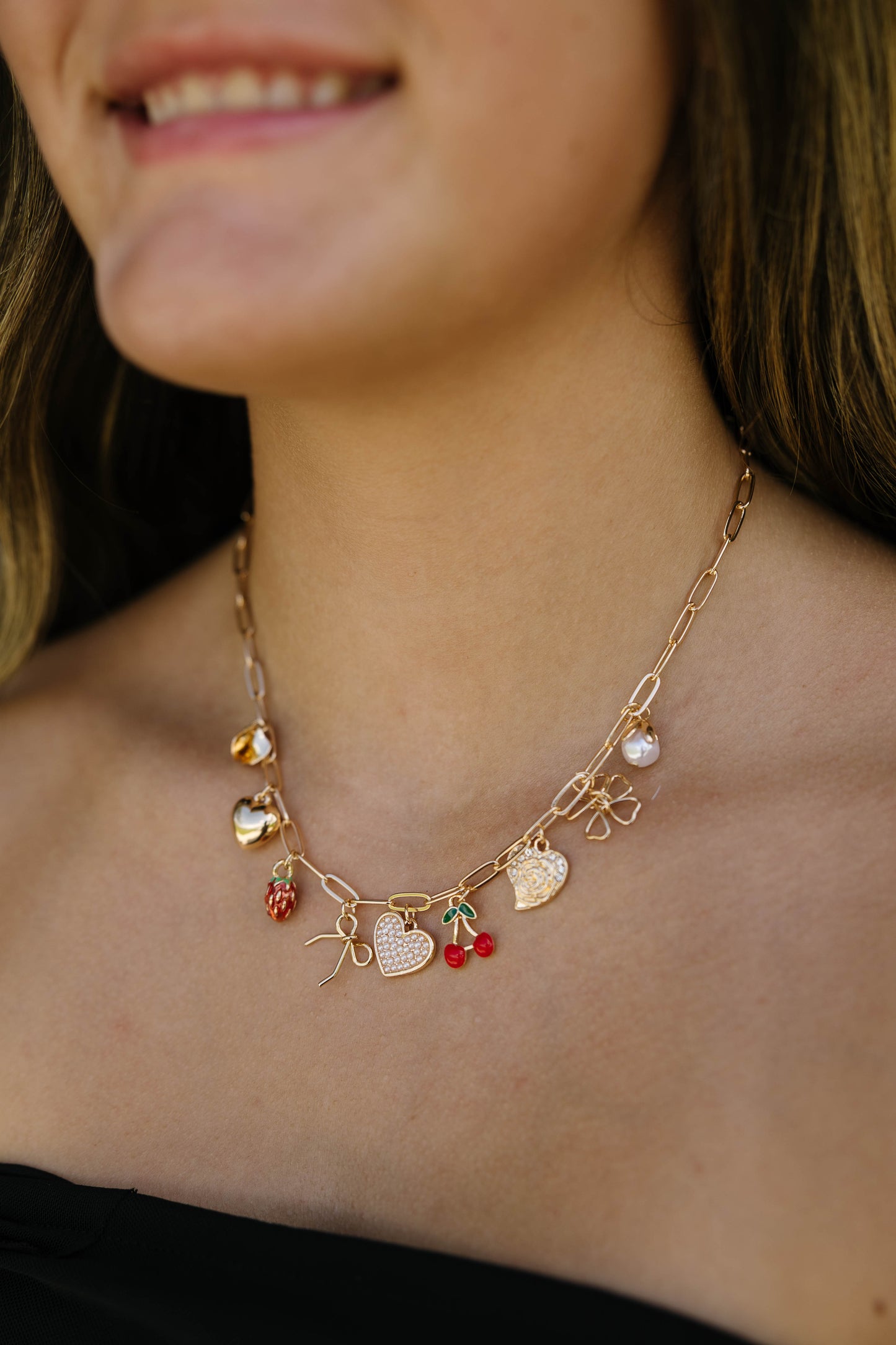 Cherry On Top Charm Necklace