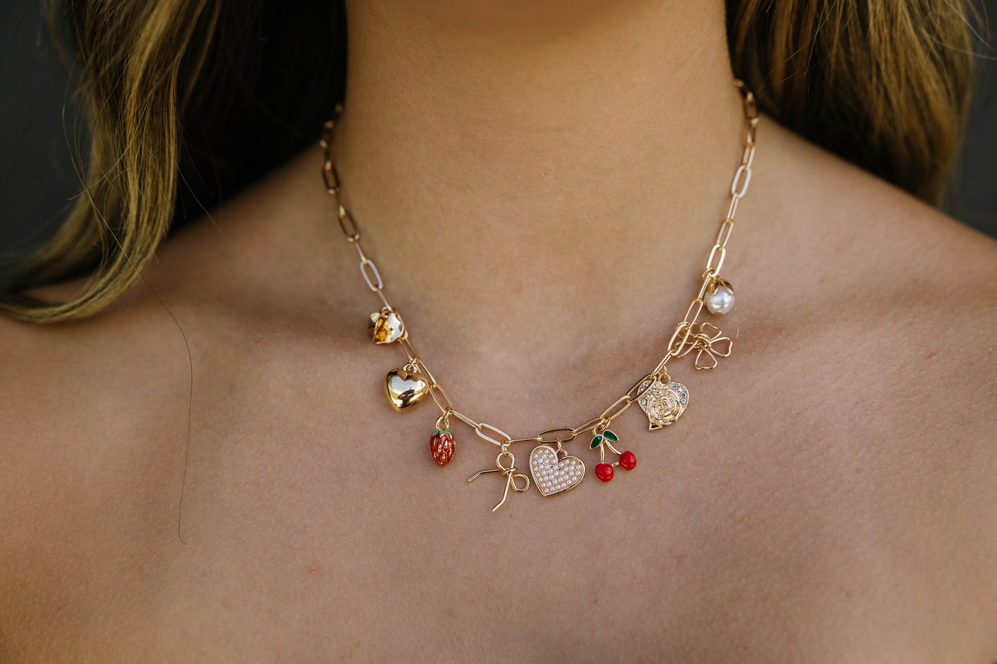 Cherry On Top Charm Necklace