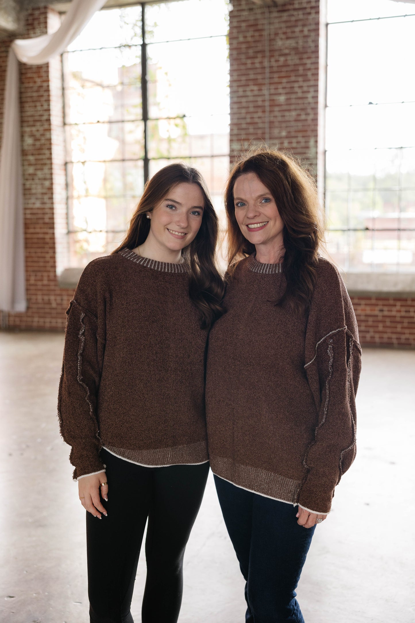 Exposed Seam Sweater