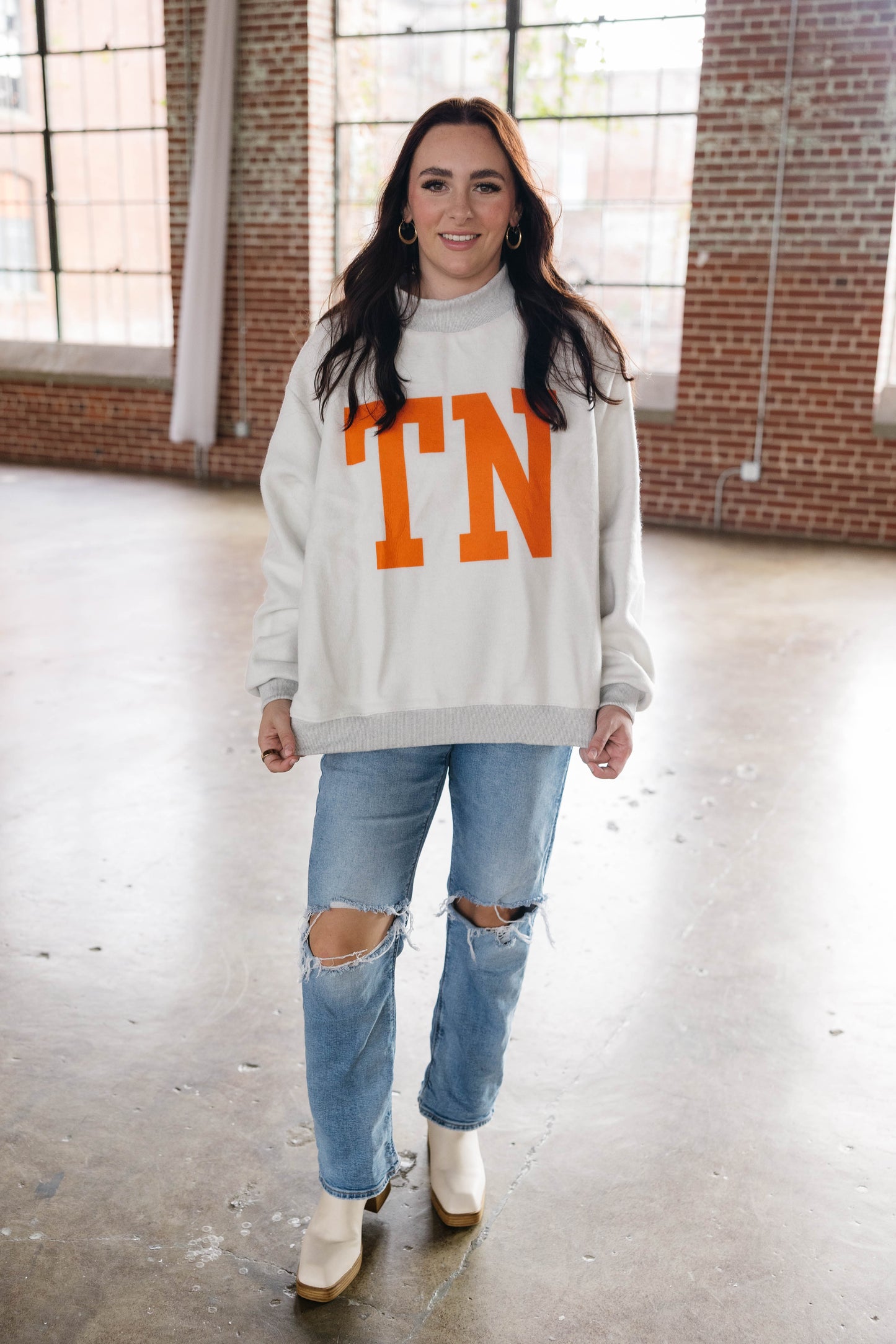 Tennessee Mock Neck Reversible Sweatshirt