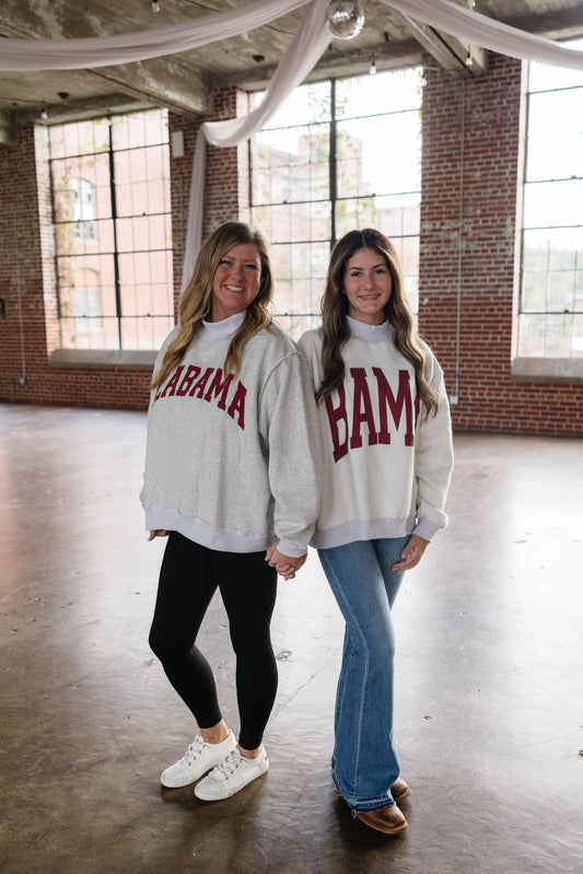 Alabama Mock Neck Reversible Sweatshirt
