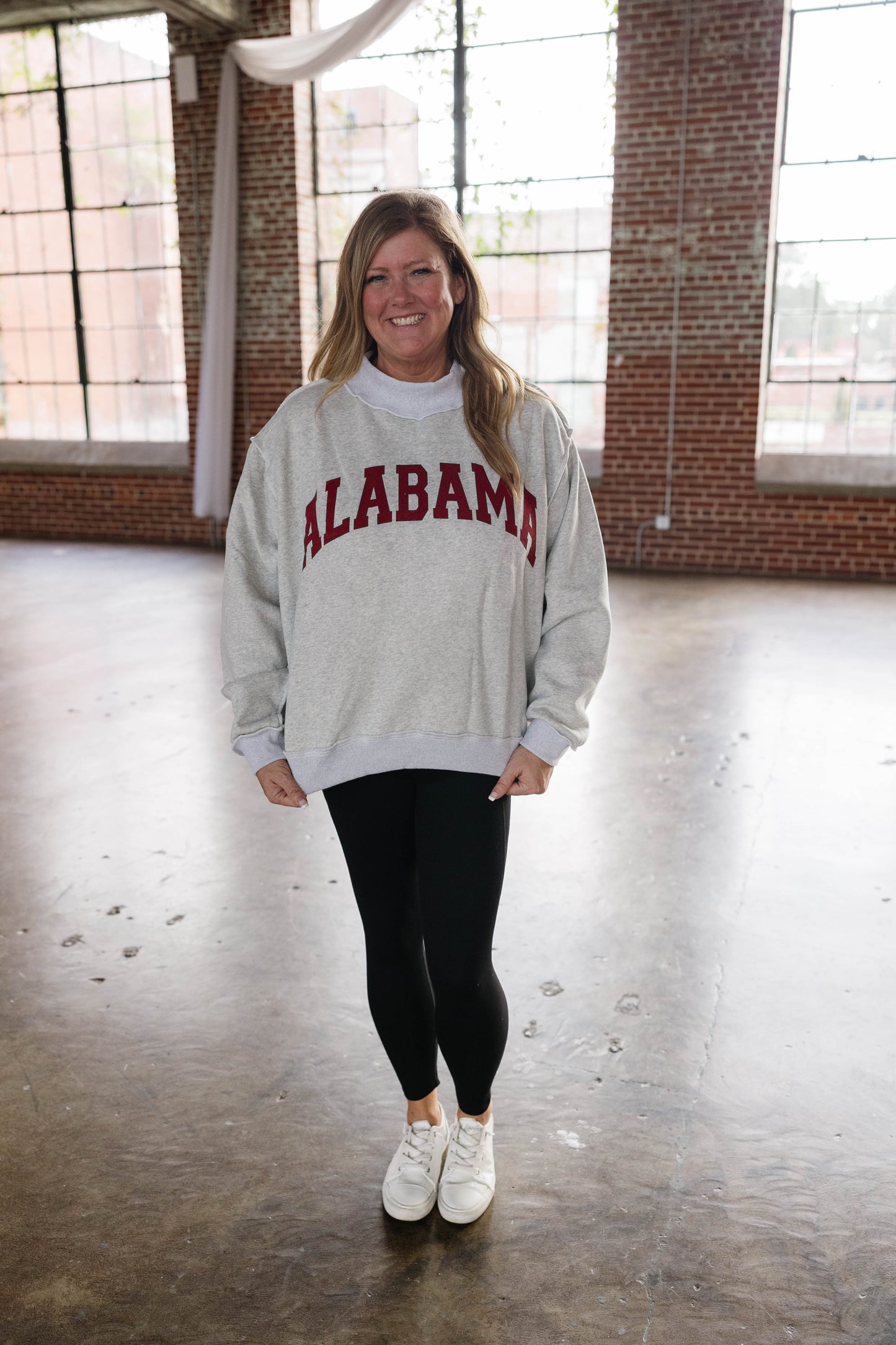 Alabama Mock Neck Reversible Sweatshirt