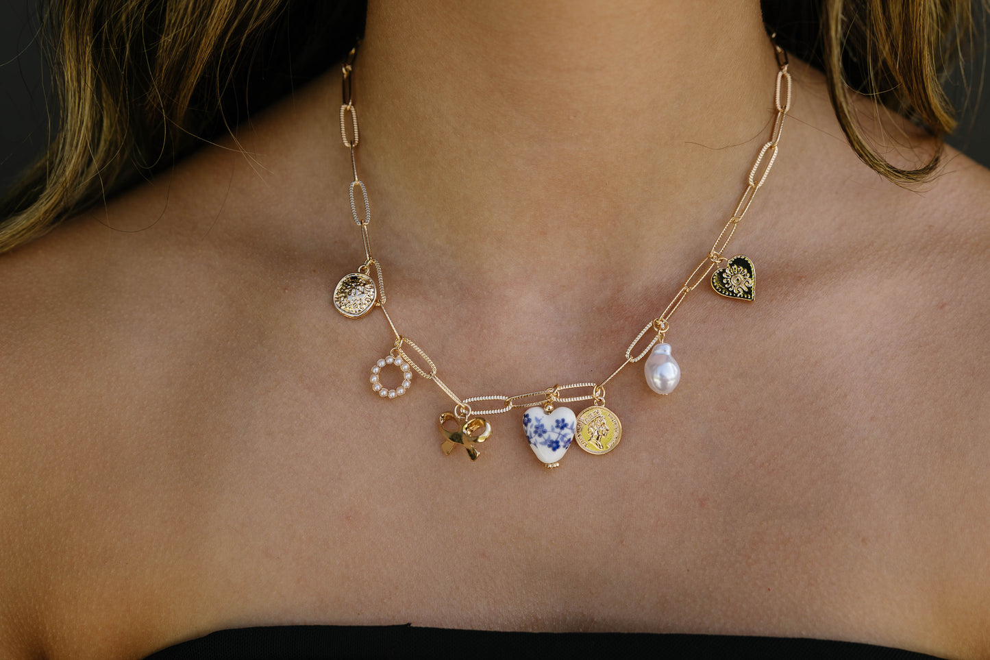 Southern Class Charm Necklace