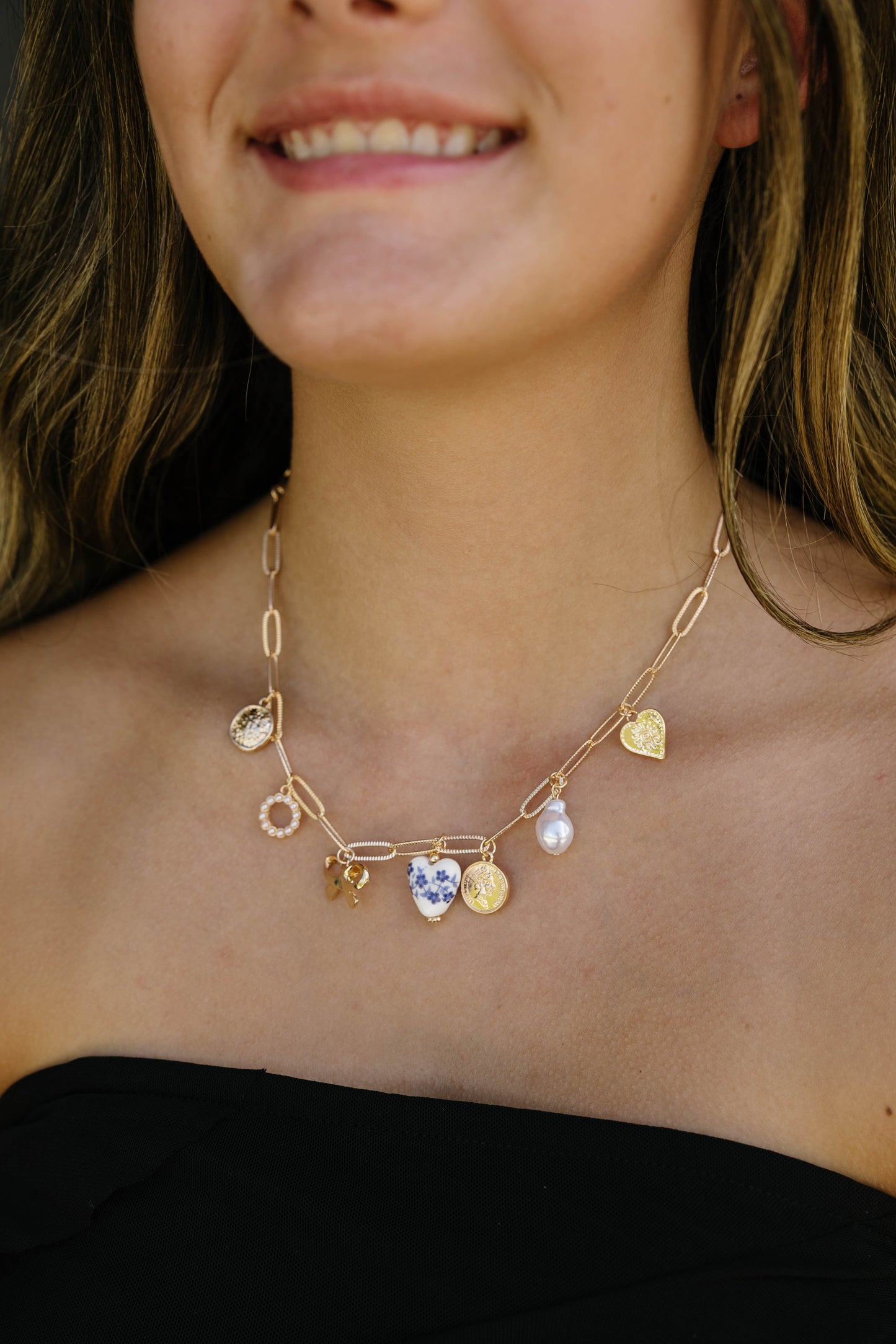 Southern Class Charm Necklace