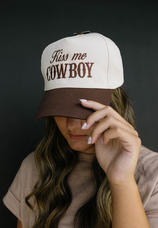 Kiss Me Cowboy Trucker Hat