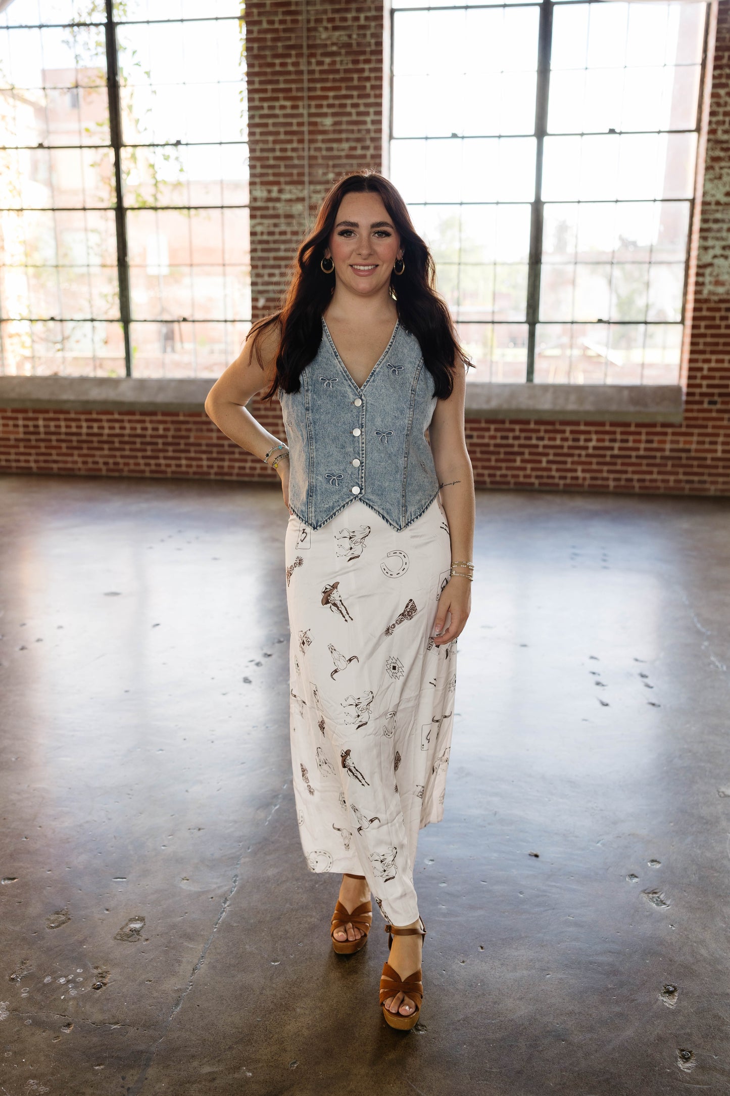 Satin & Lassos Skirt