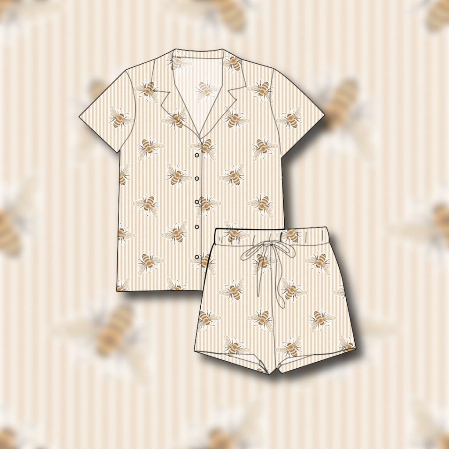 Honeybee Women's PJ Set