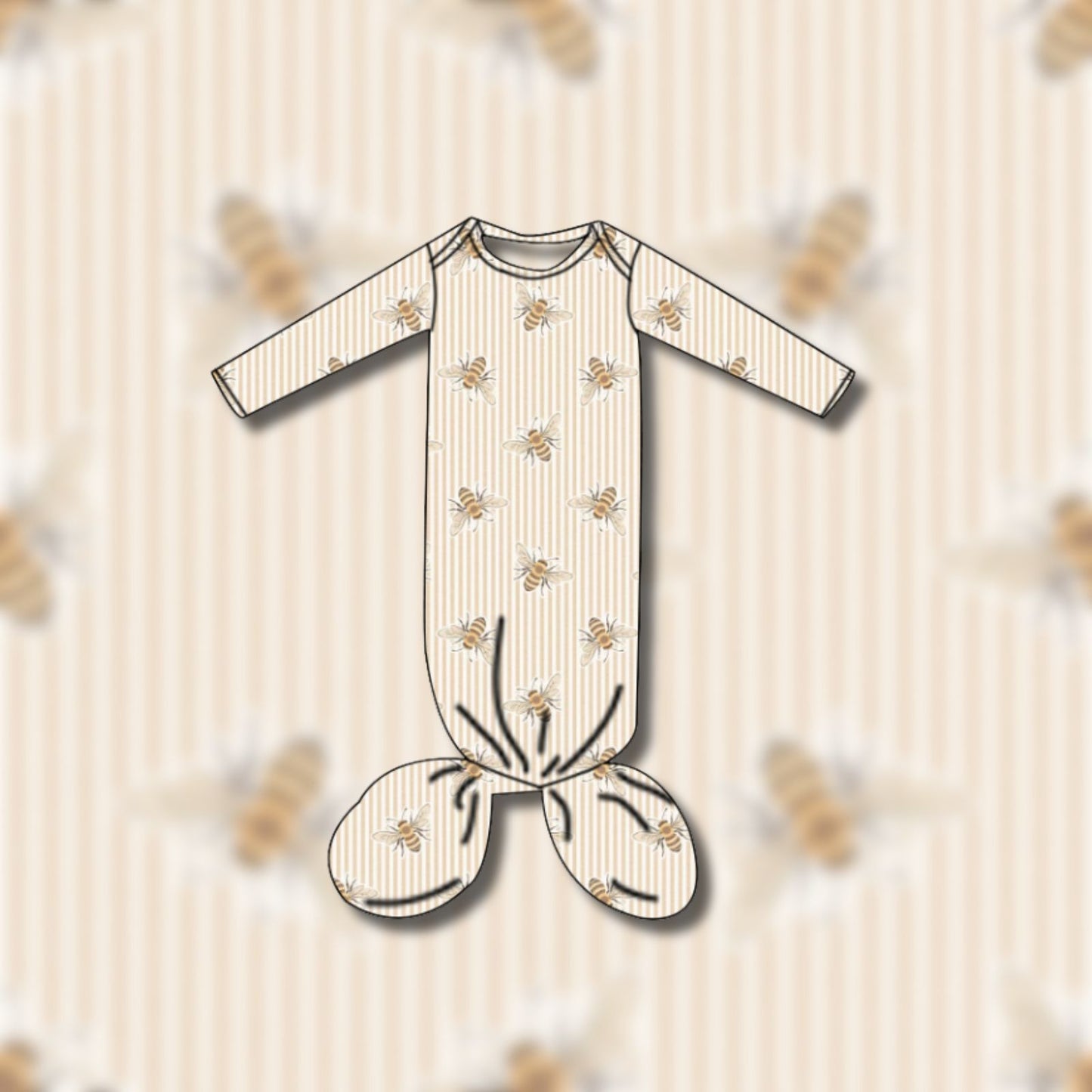 Honeybee Knotted Gown