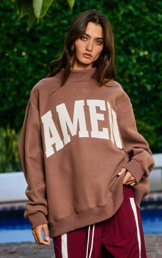 ‘WWJD’ & ‘AMEN’ reversible mockneck