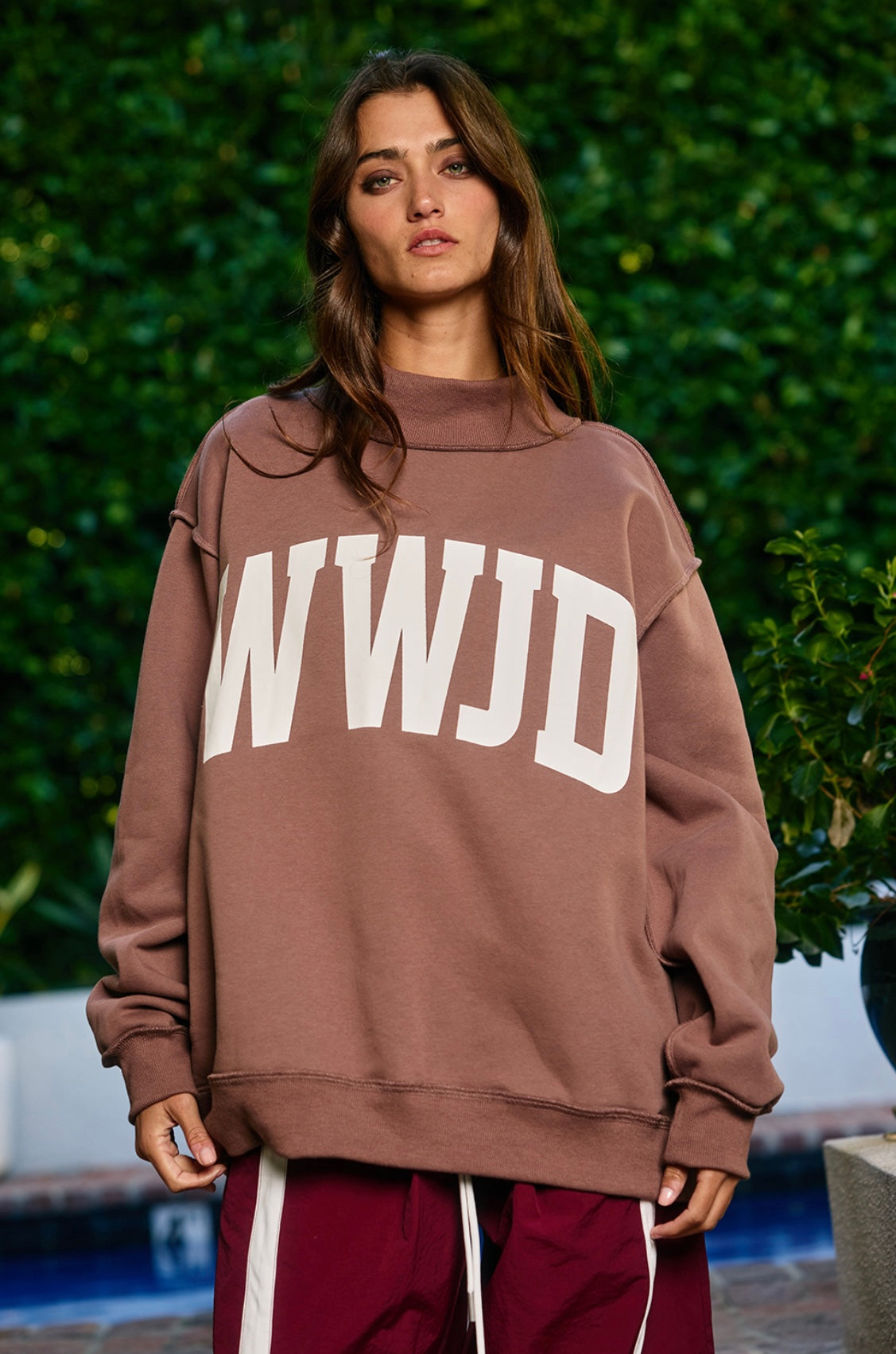 ‘WWJD’ & ‘AMEN’ reversible mockneck